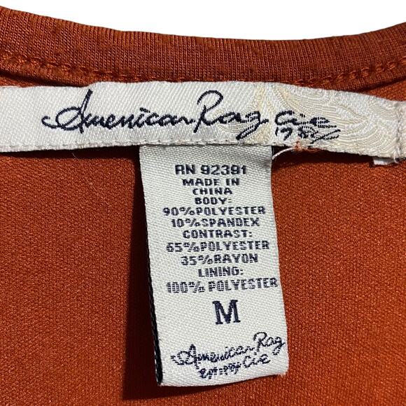 American Rag Cie floral lace Berkeley indigo combo fit & flare dress medium - Picture 6 of 6